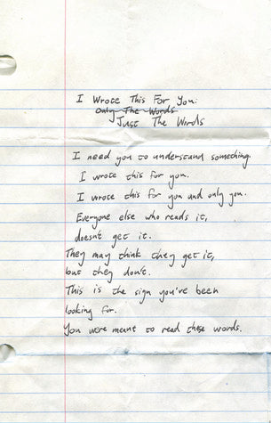 I Wrote This For You: Just the Words (I Wrote This For You #2) | O#Poetry