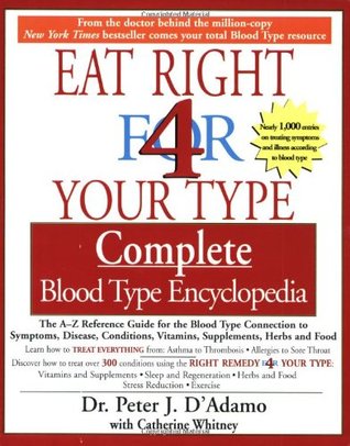 The Eat Right 4 Your Type the complete Blood Type Encyclopedia | O#Health