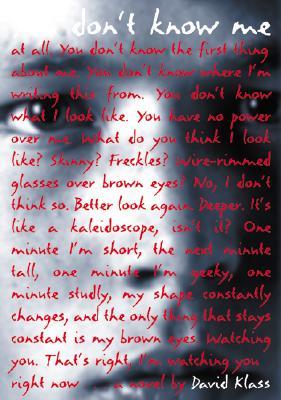 You Don’t Know Me by David Klass | O#Sociology