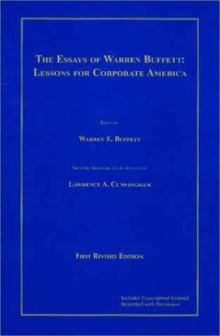 The Essays of Warren Buffett: Lessons for Corporate America | O#MANAGEMENT